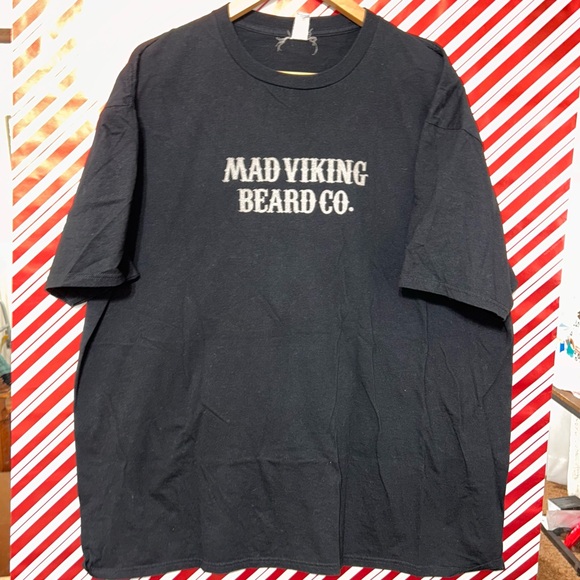 Black Graphic Mad Viking Beard Company Ireland T-Shirt - Picture 10 of 10